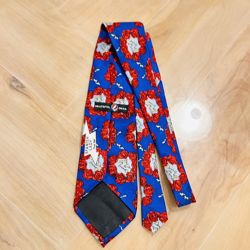 Grateful Dead Neck Tie Spanish Lady First Set Silk - Picture 5 of 10